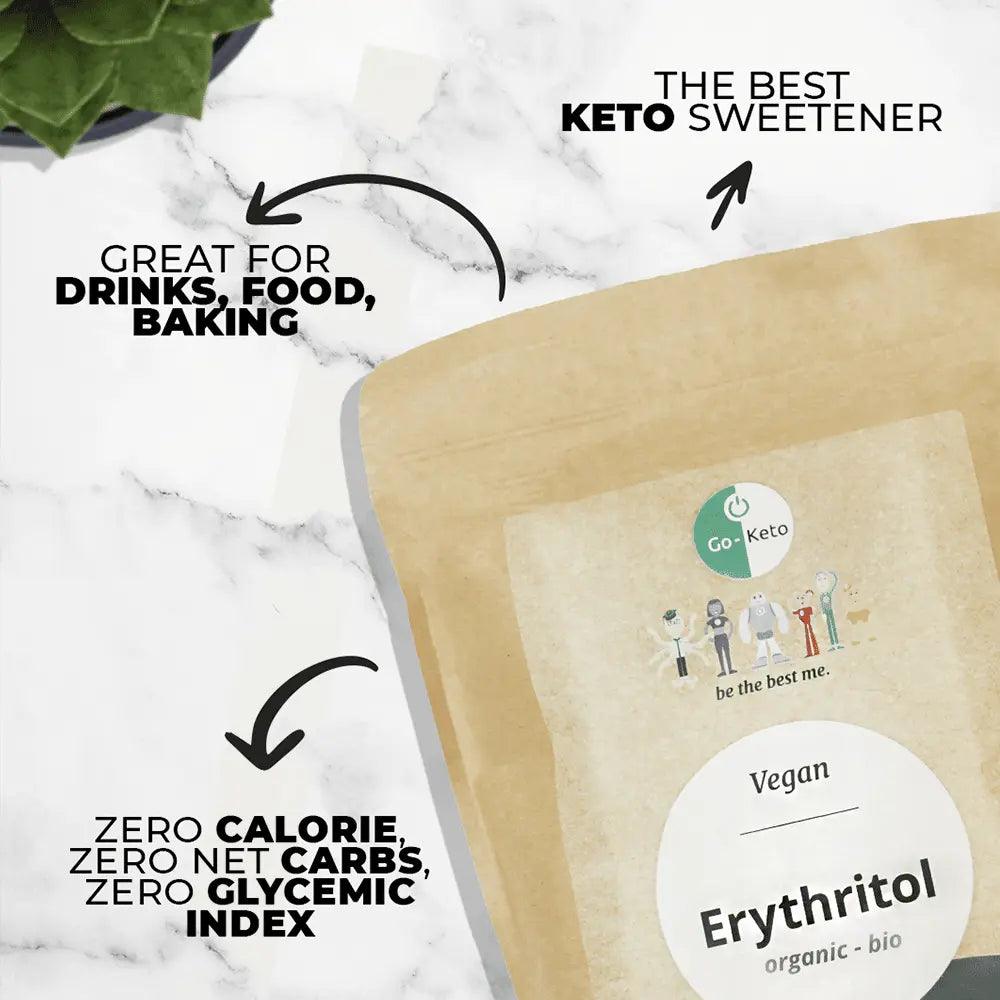 Go-Keto Bio Erythritol Premium Sweetener Go-Keto 800g P-GKOET-914 Vital20