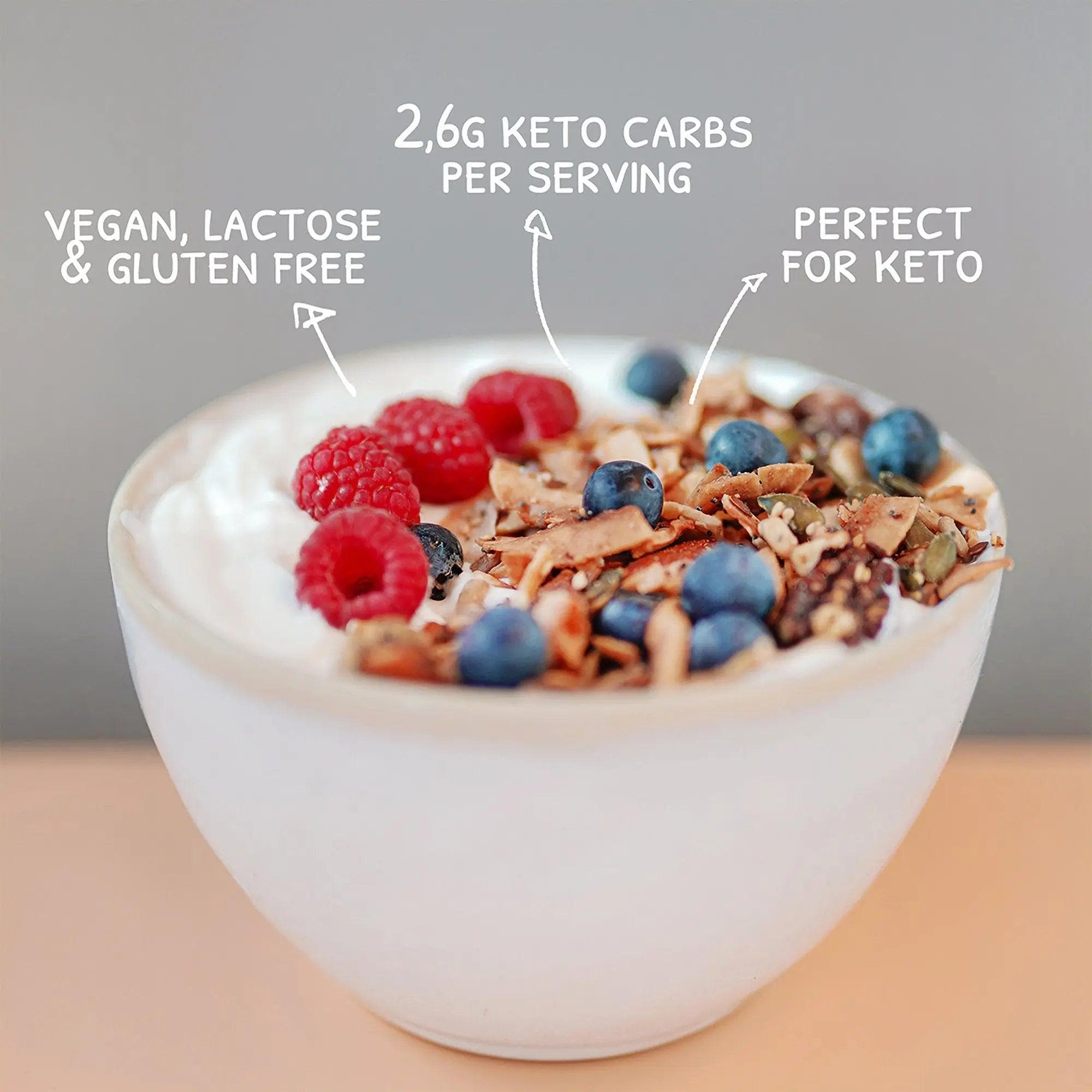 Go-Keto Bio Keto Granola Lemon Poppyseed Go-Keto 290g P-GK-52-GRLP Vital20