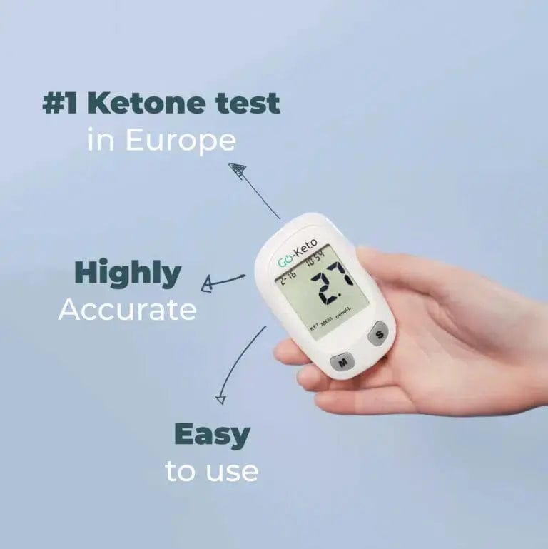 Go-Keto Glucose Ketone Meter Go-Keto Kickstart Set (60 ketone strips & 50 glucose strips & 110 lancets) 999-bbfb9038-09e3 Vital20