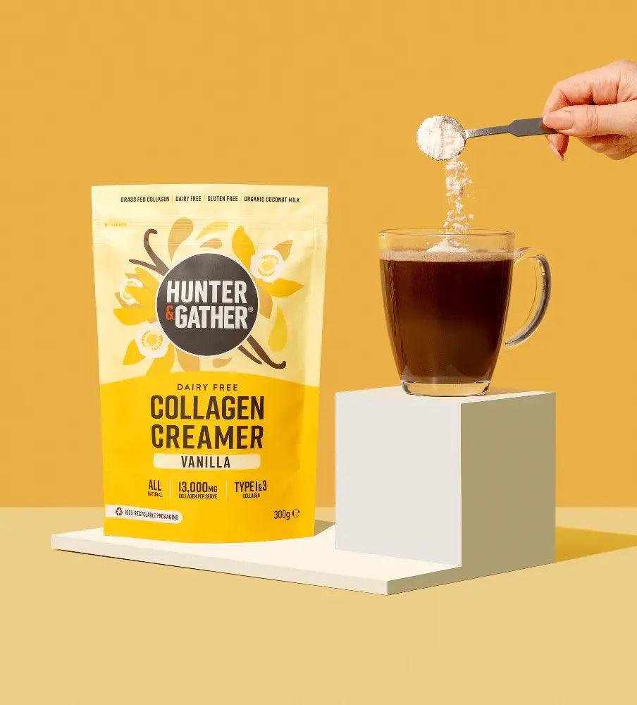 Hunter & Gather Keto Collagen Creamer Vanilla Hunter & Gather 300g 00900044 Vital20