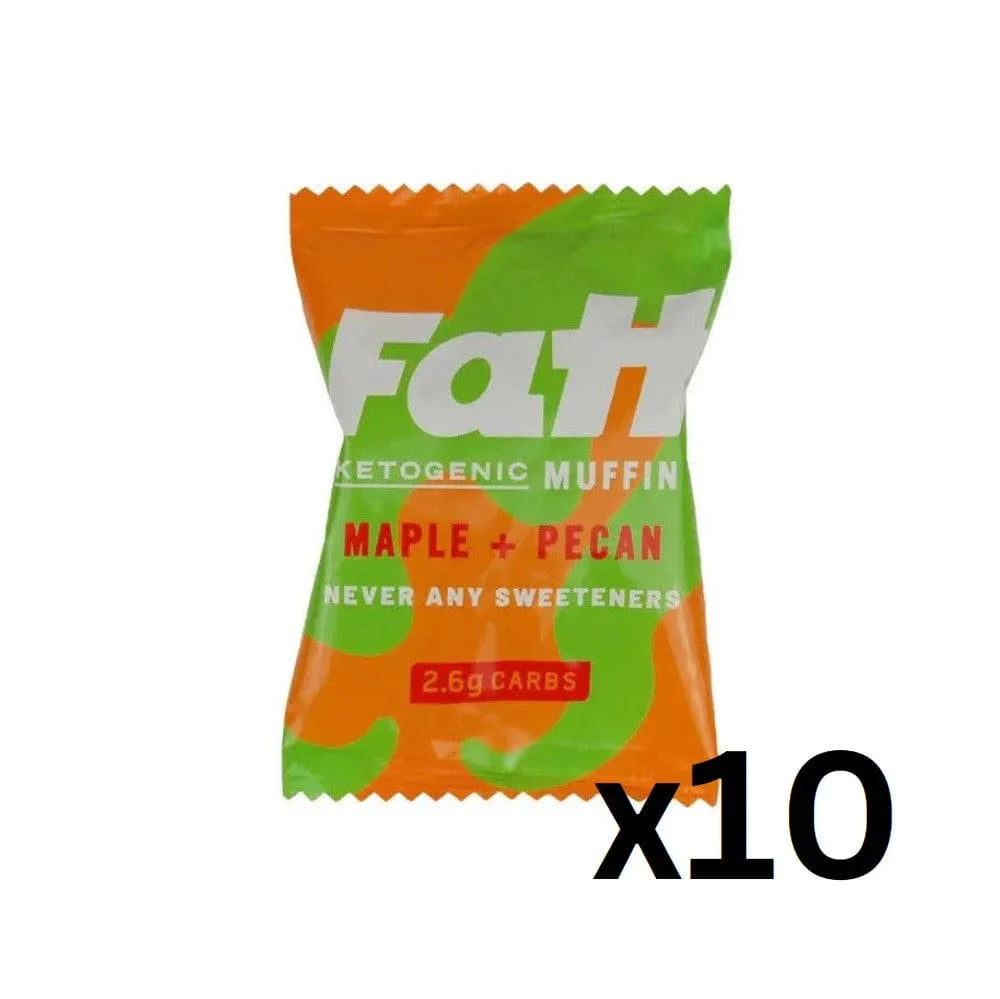 Keto Muffin Maple Pecan Live Fatt 40g x10 live fatt Snacks 01900026
