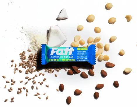 Live Fatt Keto Bar Coconut Macadamia Live Fatt 30g 01900005 Vital20