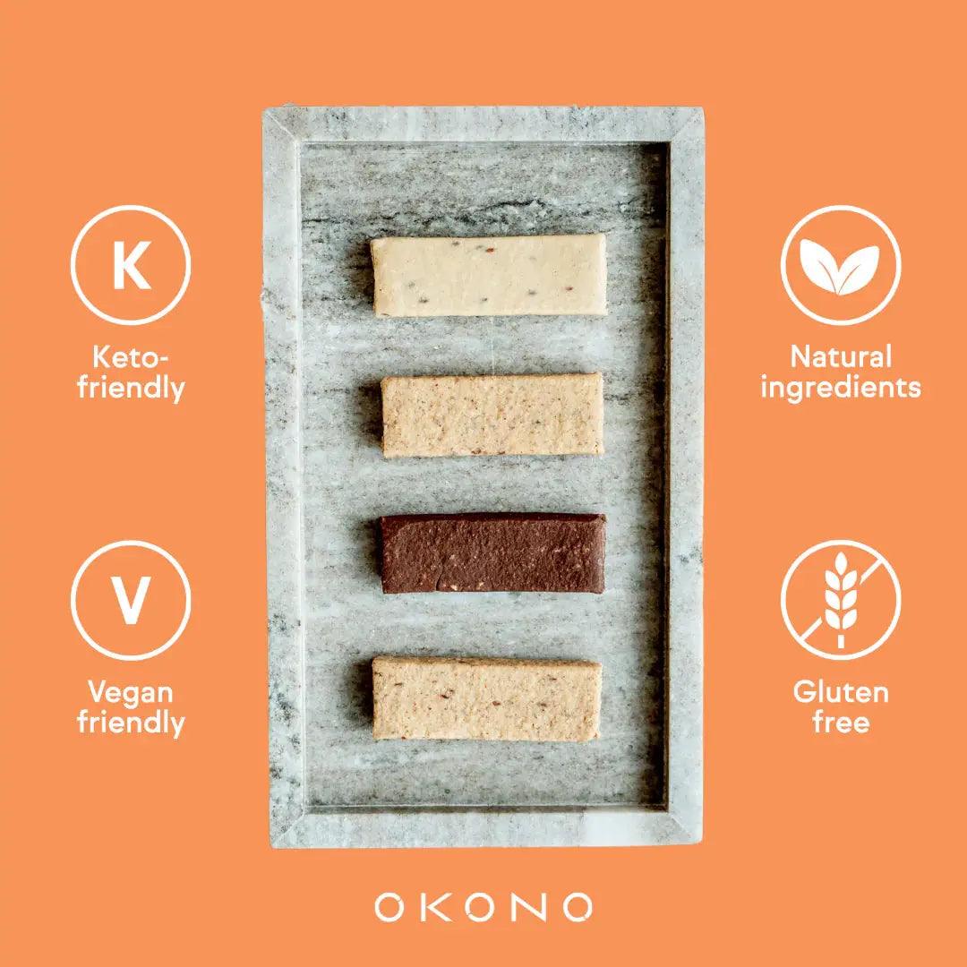 OKONO Keto Bar Crunchy Peanut OKONO 40g 03000017 Vital20
