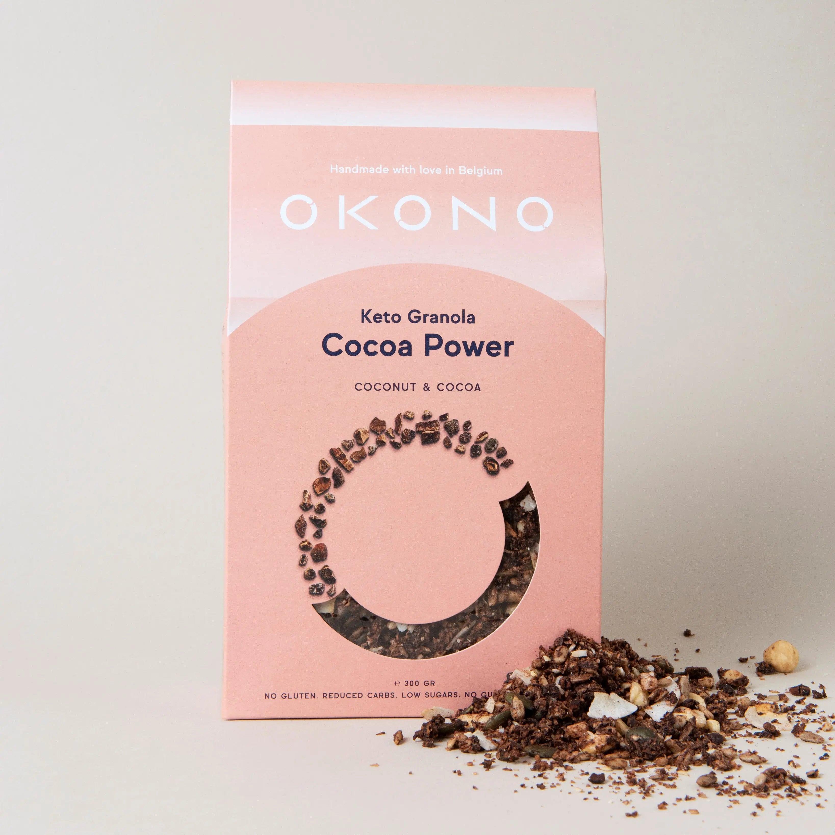 OKONO Keto Granola Cocoa Power Coconut & Cocoa OKONO 300g 03000004 Vital20