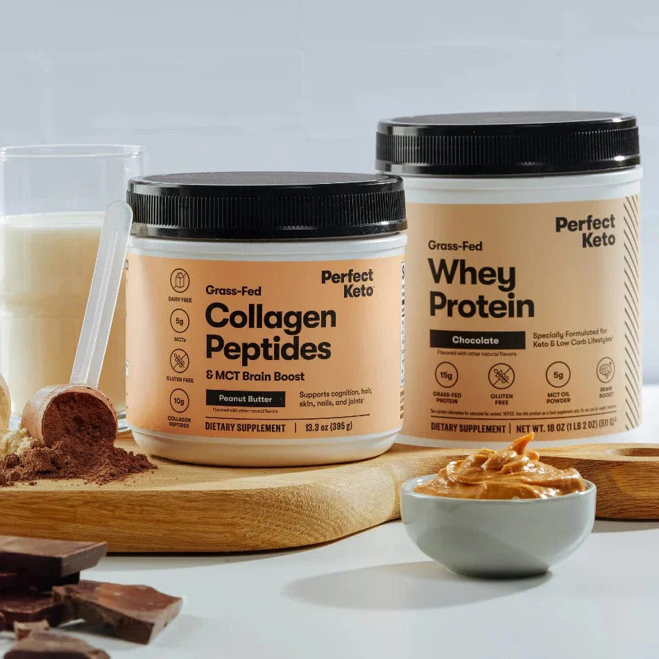 Perfect Keto Keto Whey Protein Chocolate Perfect Keto 511g P-PKWC-30 Vital20