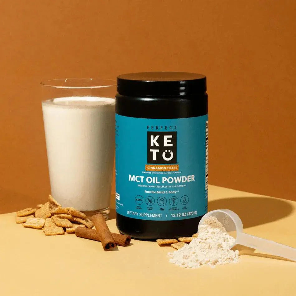 Perfect Keto MCT Powder Cinnamon Toast Perfect Keto 373g P-PKMOPCT-17 Vital20