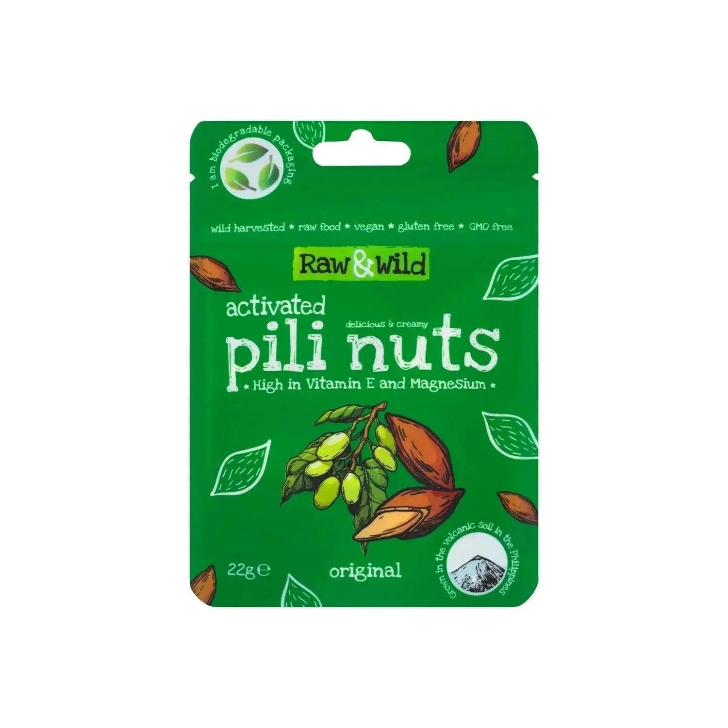 Pili Nuts Original Raw & Wild 22g raw & wild Snacks 03200007