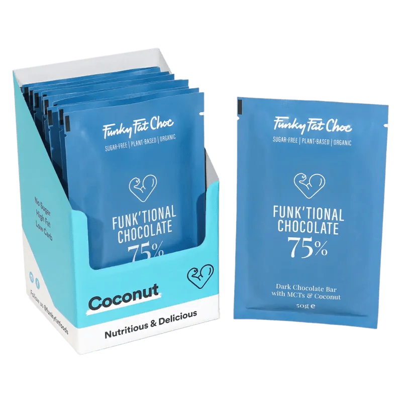 Funky Fat Foods Coconut Funky Fat Foods x10 P-FFC-COCOS50 Vital20