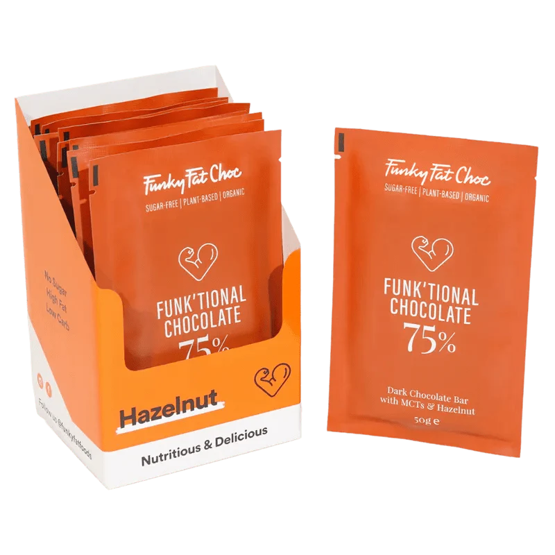 Funky Fat Foods Hazelnut Funky Fat Foods x10 P-FFC-HC40 Vital20