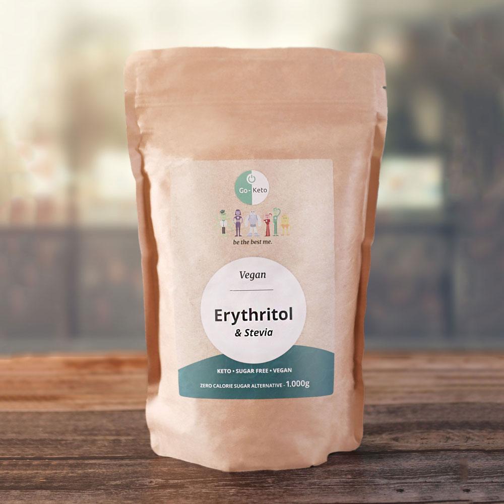 Go-Keto Erythritol Stevia  Premium Sweetener Go-Keto 800g P-GKETST-891 Vital20