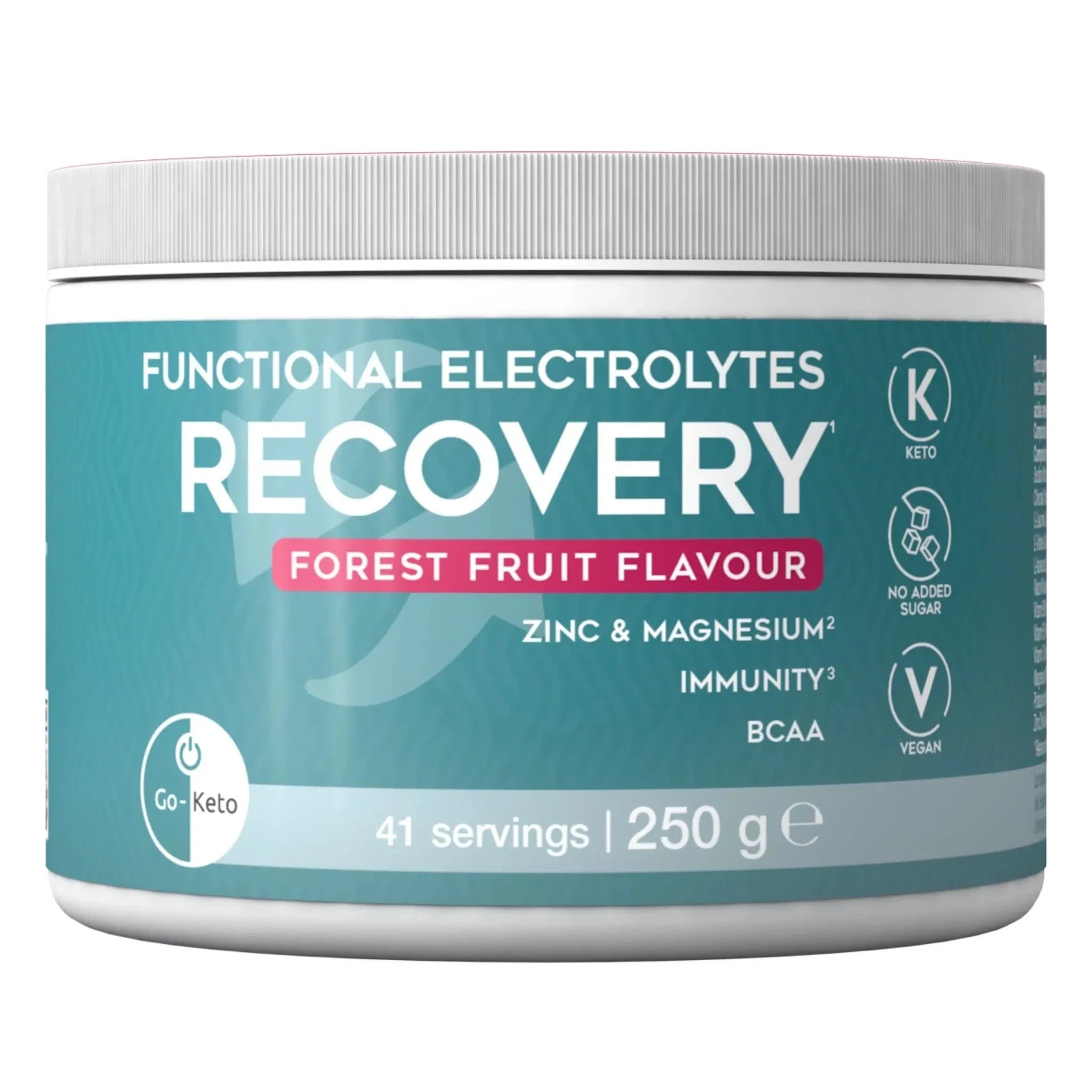 Go-Keto Functional Electrolytes Drink Mix Recovery Forest Fruit Go-Keto 41 servings P-GK-577-RECOVER Vital20