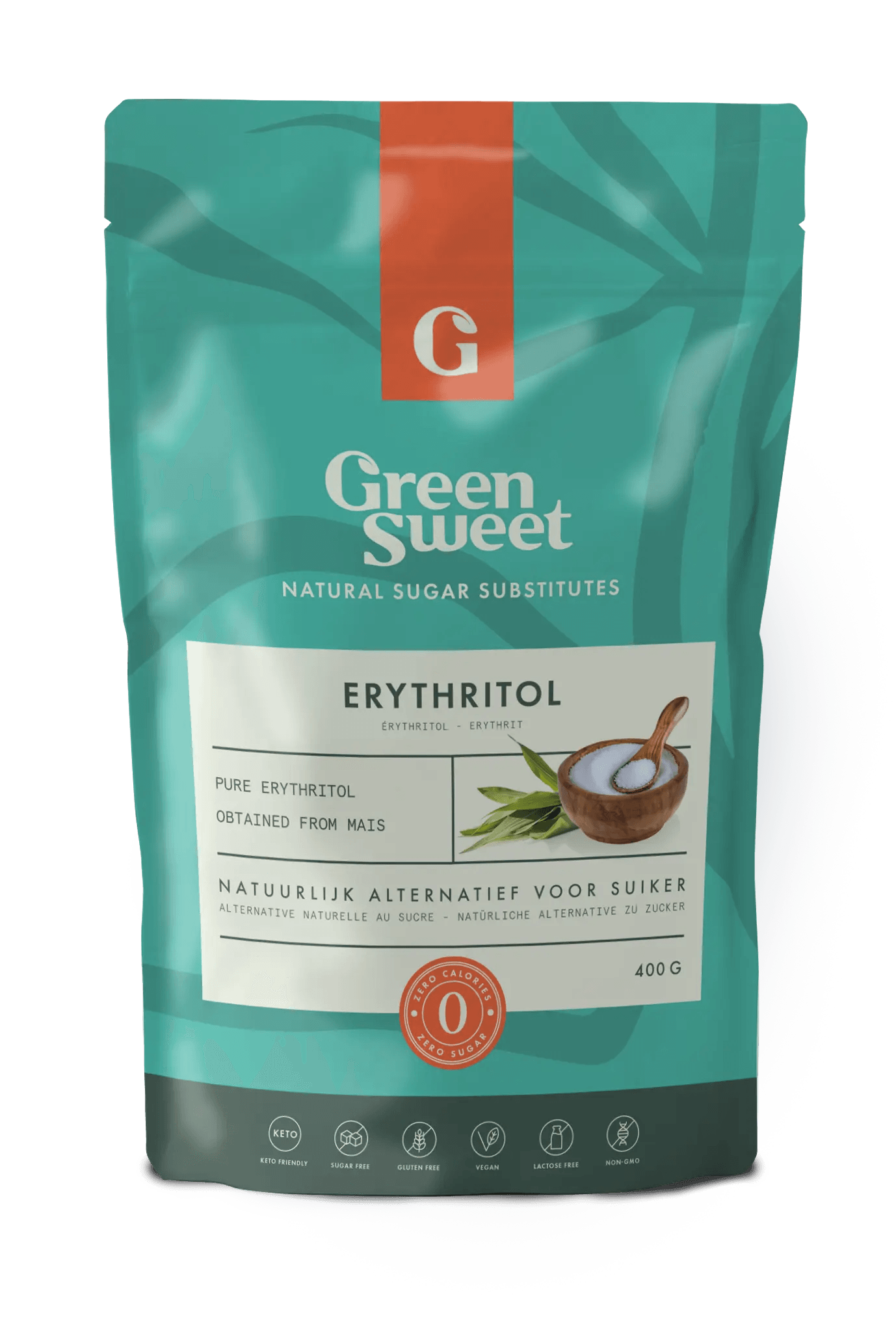 Green Sweet Sugar Substitute Erythritol Green Sweet 400g 02200002 Vital20