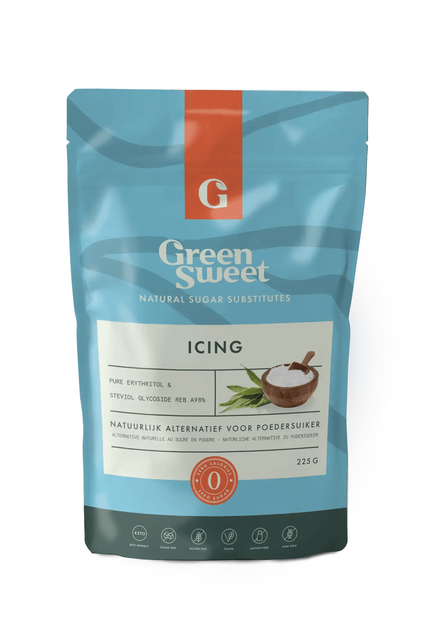 Green Sweet Sugar Substitute Icing Powder 225gr Green Sweet 02200021 Vital20