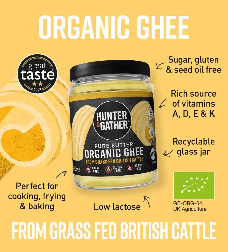 Hunter & Gather Bio Grass Fed Ghee Hunter & Gather 450g 00900029 Vital20