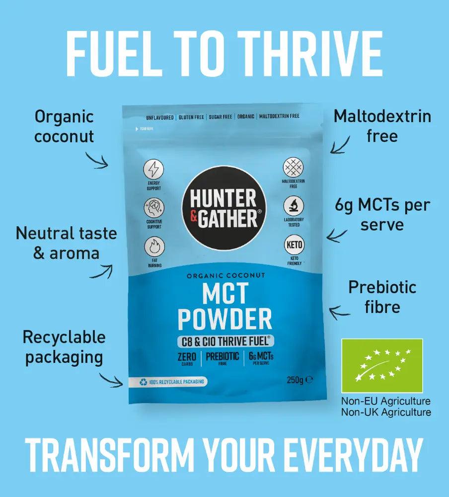 Hunter & Gather Bio MCT Powder C8/C10 Hunter & Gather 250g 00900041 Vital20