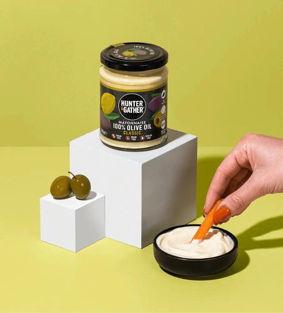Hunter & Gather Olive Oil Mayonnaise Classic Hunter & Gather 250g 00900022 Vital20