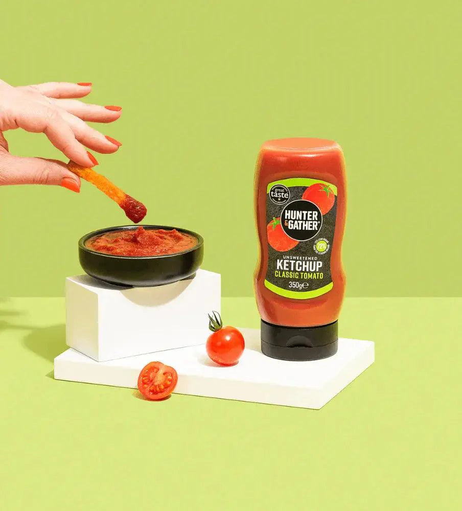 Hunter & Gather Unsweetened Tomato Ketchup Hunter & Gather 350g 00900037 Vital20