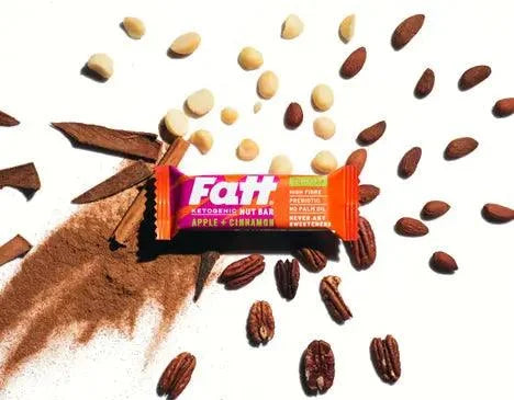 Keto Bar Apple Cinnamon Live Fatt 30g x20 live fatt Snacks 01900019