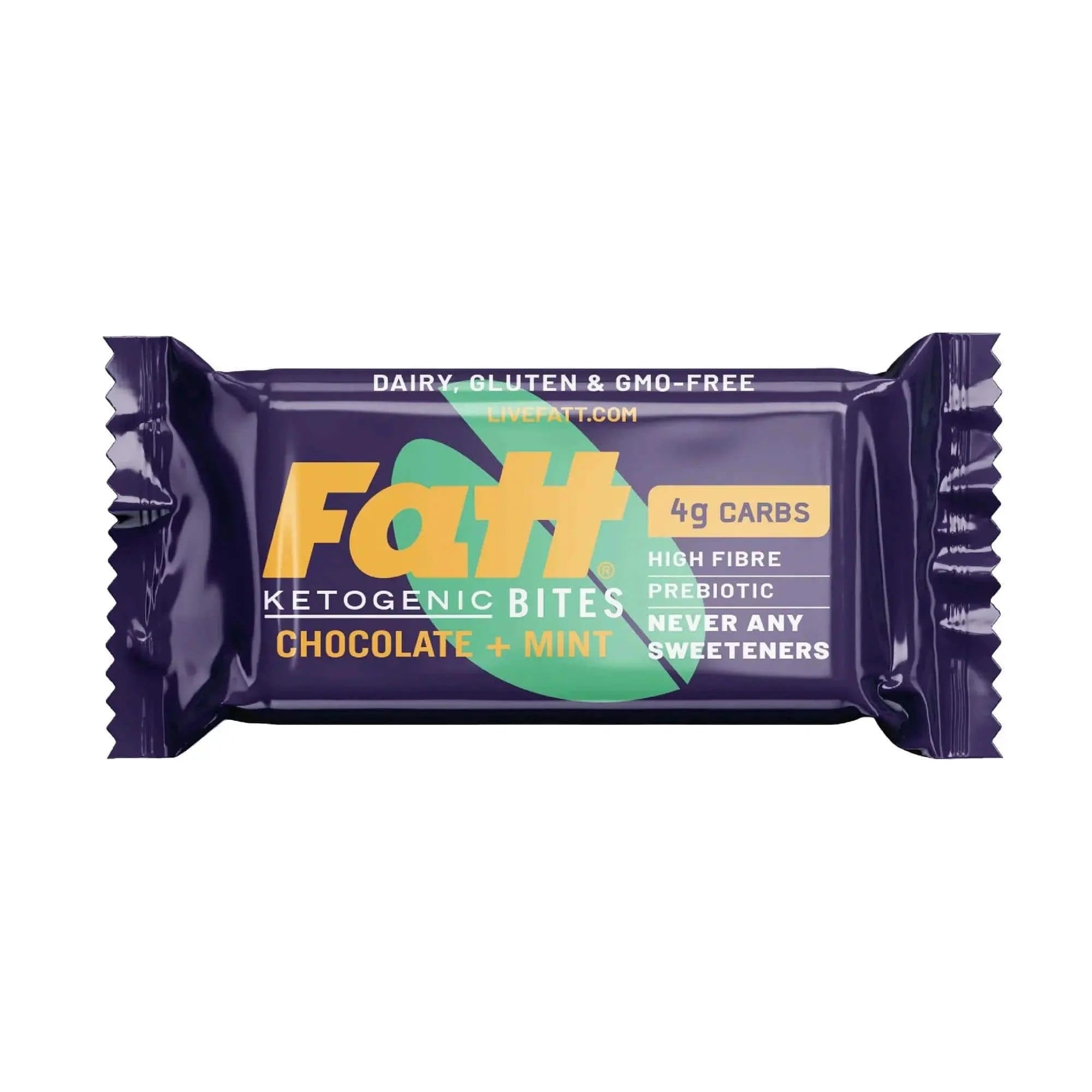Keto Bites Chocolate Mint Live Fatt 35g live fatt Snack 01900014