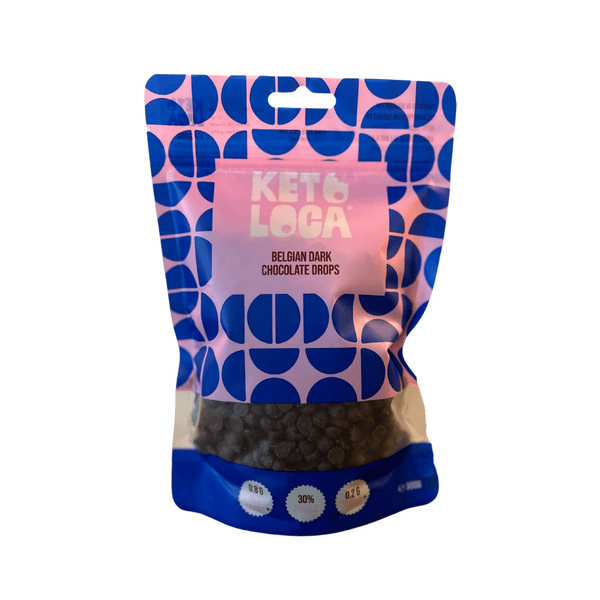 Keto Loca Belgian Chocolate Drops 70% Dark Keto-Loca 300g 02800004 Vital20