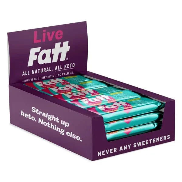 live fatt Keto Bar Caramel Sea Salt Live Fatt 30g x20 01900020 Vital20