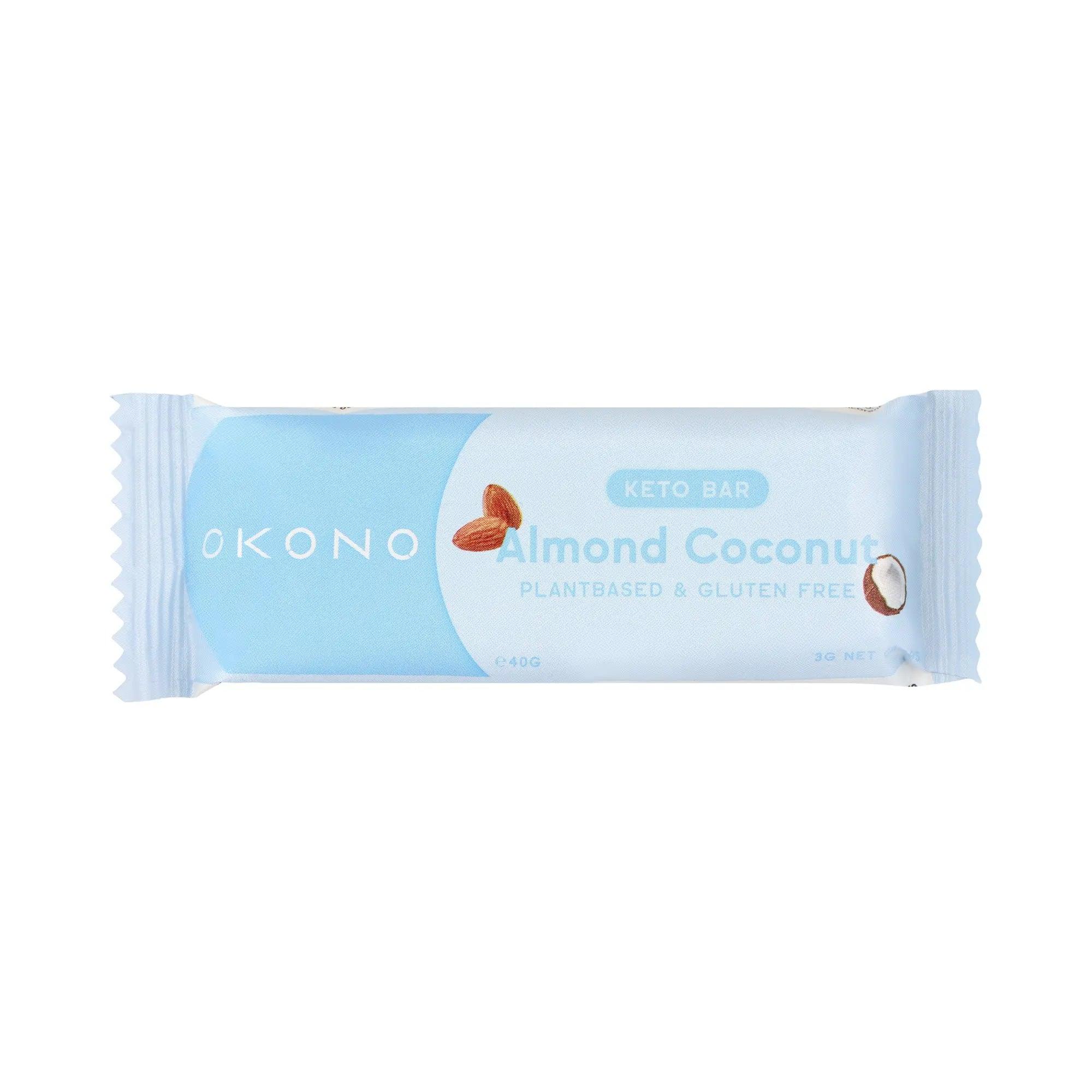 OKONO Keto Bar Almond Coconut OKONO 40g 03000015 Vital20
