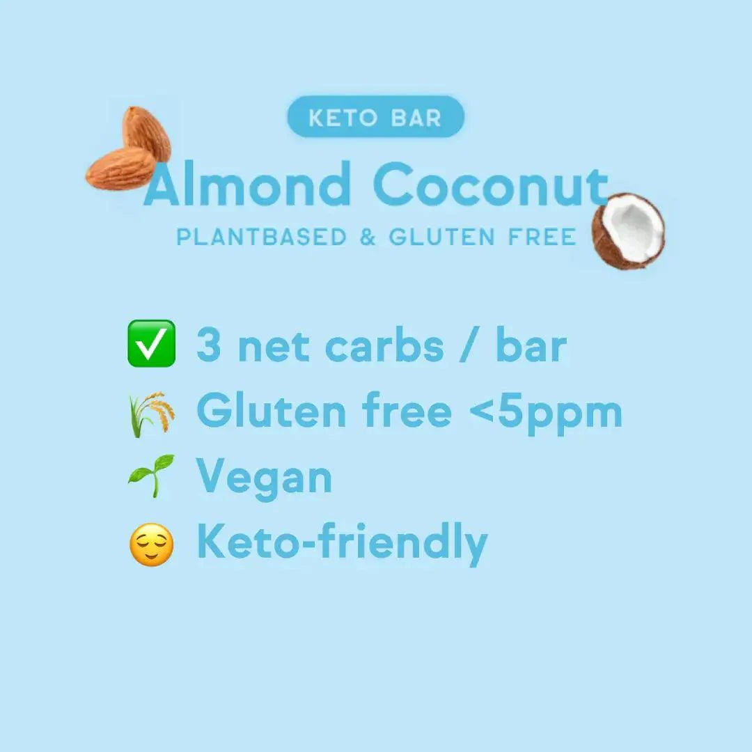 OKONO Keto Bar Almond Coconut OKONO 40g 03000015 Vital20