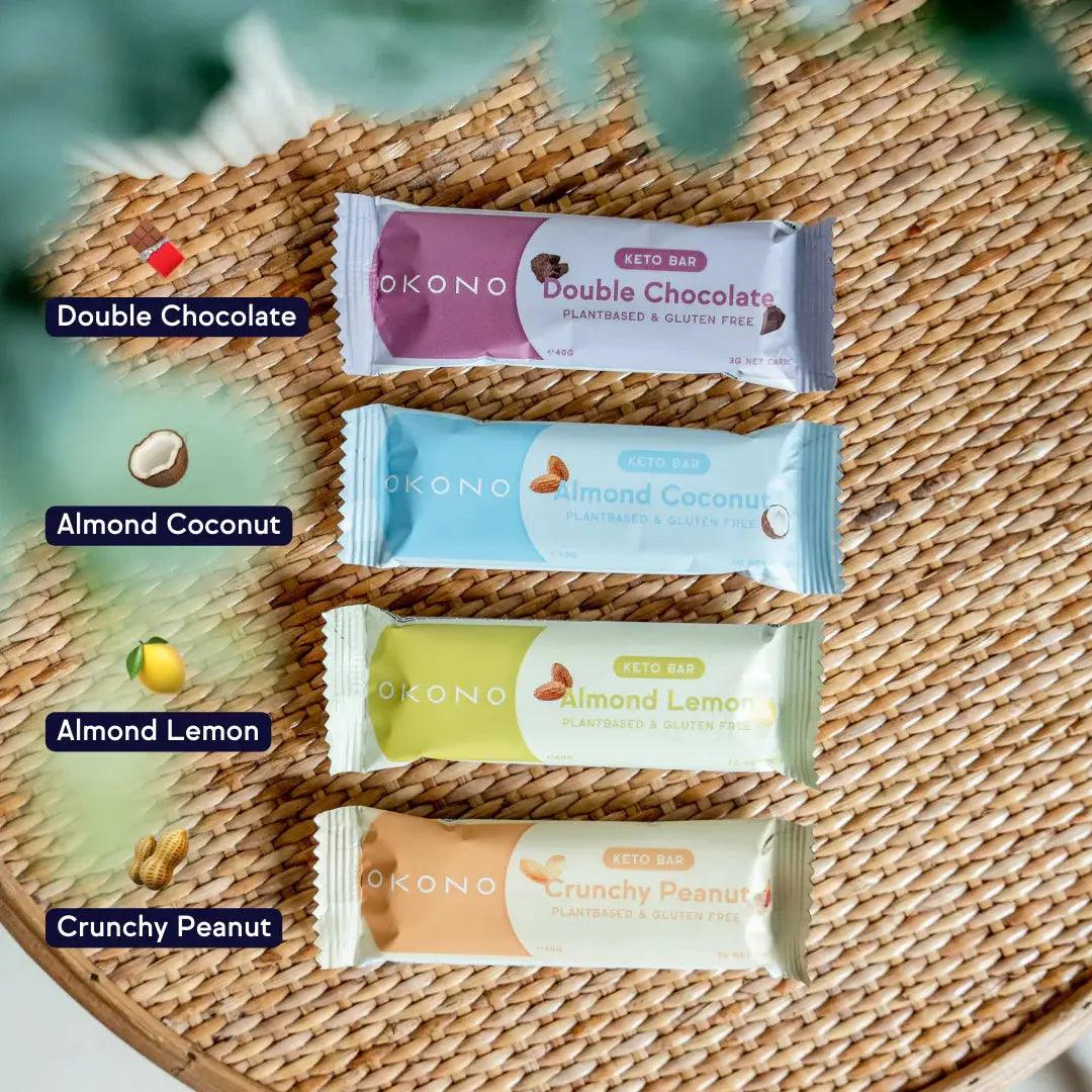 OKONO Keto Bar Crunchy Peanut OKONO 40g 03000017 Vital20