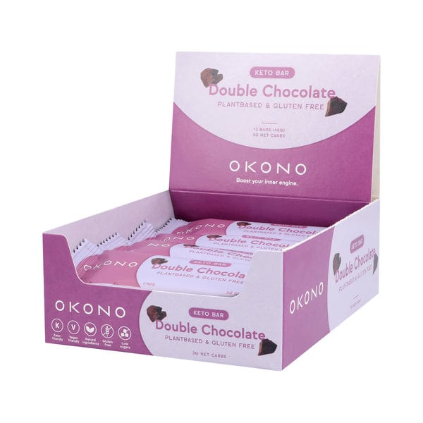 OKONO Keto Bar Double Chocolate OKONO 40g x12 03000031 Vital20