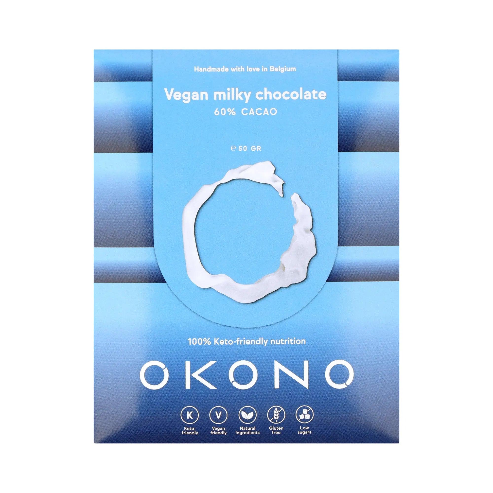 OKONO Vegan Milk Chocolate OKONO 50g 03000007 Vital20