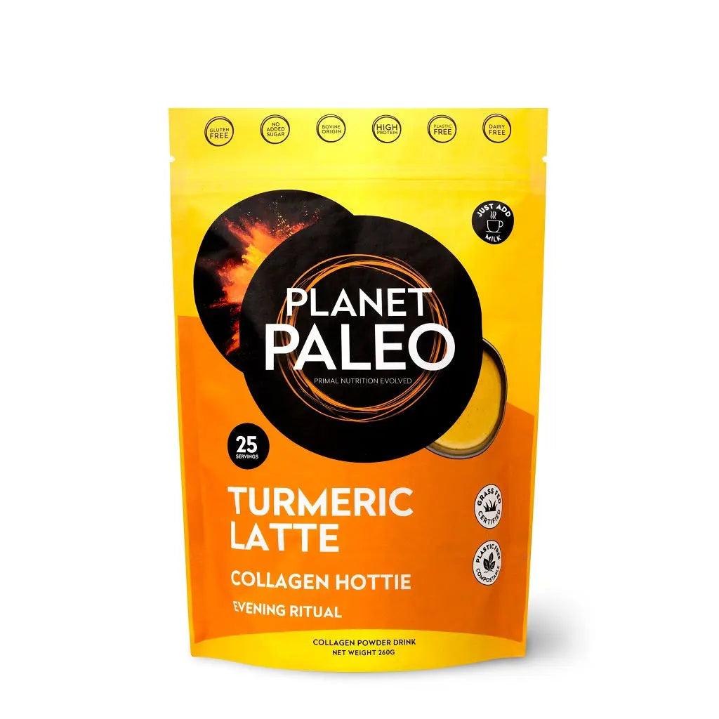Planet Paleo Collagen Powder Turmeric Latte Planet Paleo 260g 03100007 Vital20