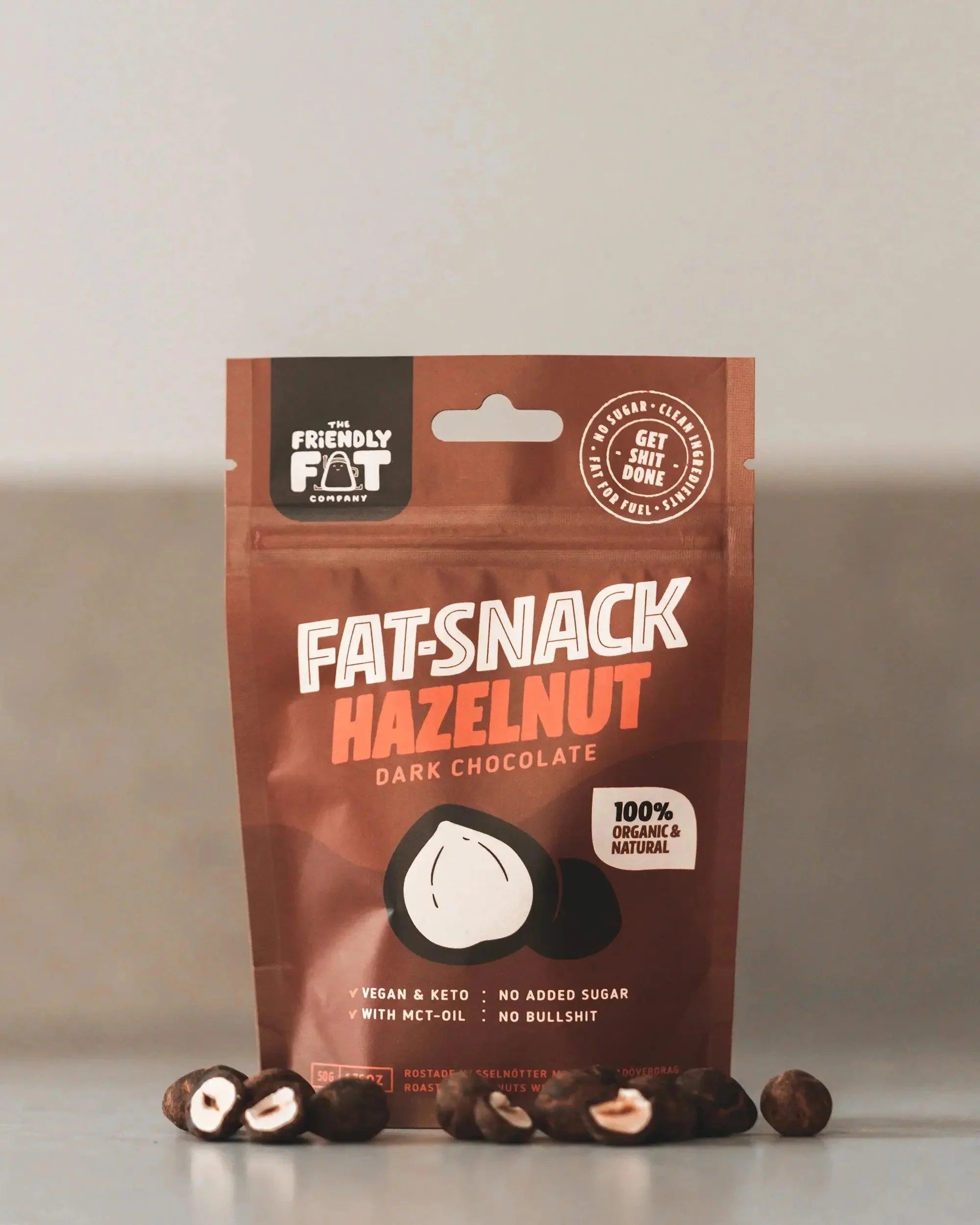 The Friendly Fat Company Bio Fat-Snack Hazelnut The Friendly Fat Company 50g 02000012 Vital20