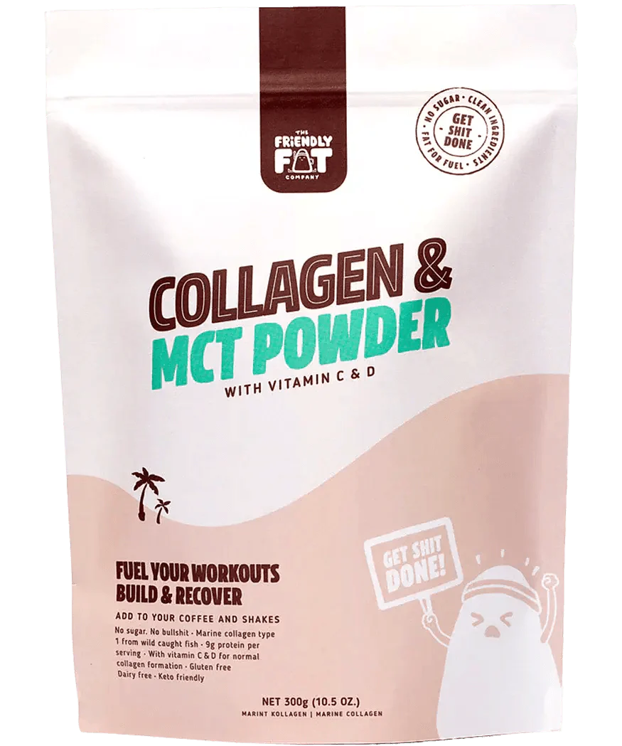 The Friendly Fat Company Collagen & MCT C8 Powder With Vitamin C & D The Friendly Fat Company 300g 02000004 Vital20