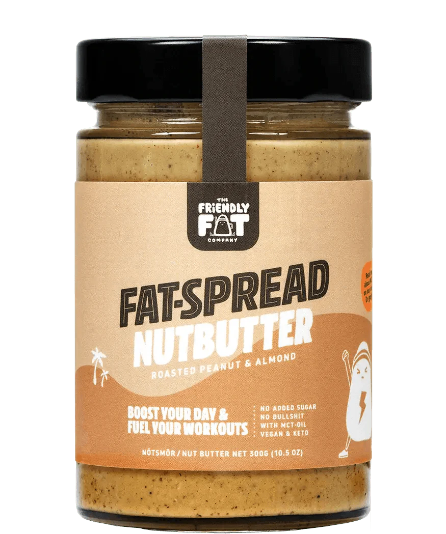 The Friendly Fat Company Fat Spread Nutbutter Peanut The Friendly Fat Company 300gr 02000007 Vital20